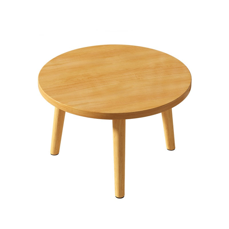 Round Solid Wood Coffee Table – Perfect Accents for Any Room Easily Assemble fxjc-917