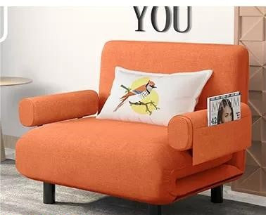 Stylish Multi-Color Cotton-Linen Sofa - Gray, Blue, Orange, Light Brown, Beige fyj-1250