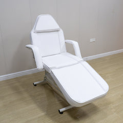 Facial Beds for Esthetician Adjustable 3-Section Lash, 72 Inches Facial Spa Chair, White