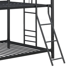 Furniture   Triple Bunk Bed, Twin/Twin/Twin, black