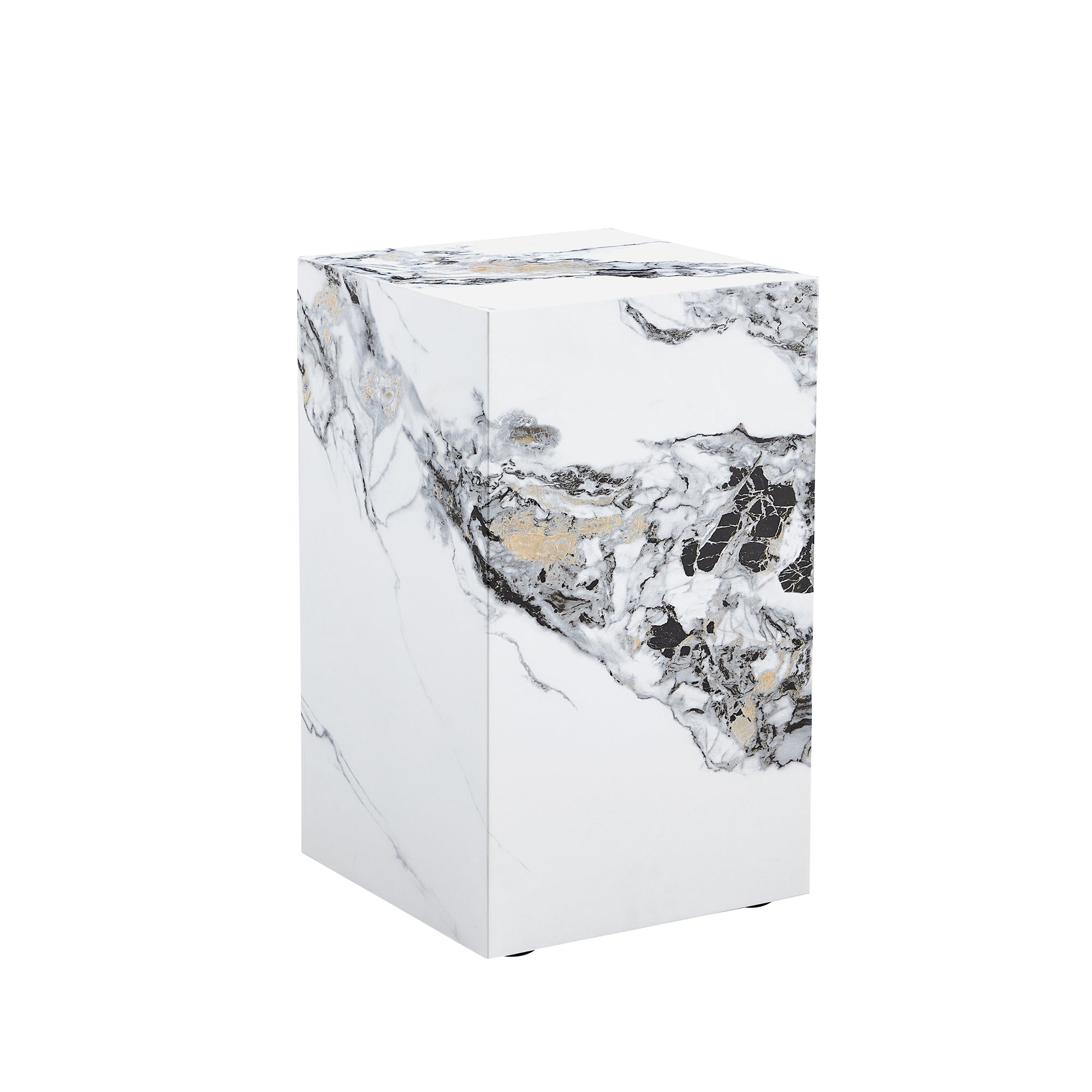 Modern white MDF cube coffee table - suitable for various situations and scenes