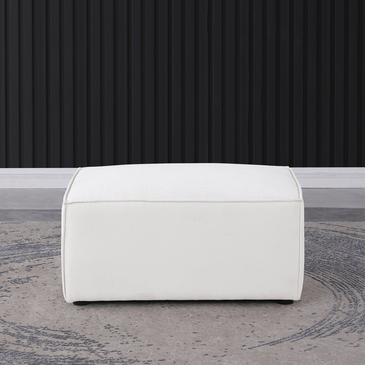 Ottoman Beige with Storage