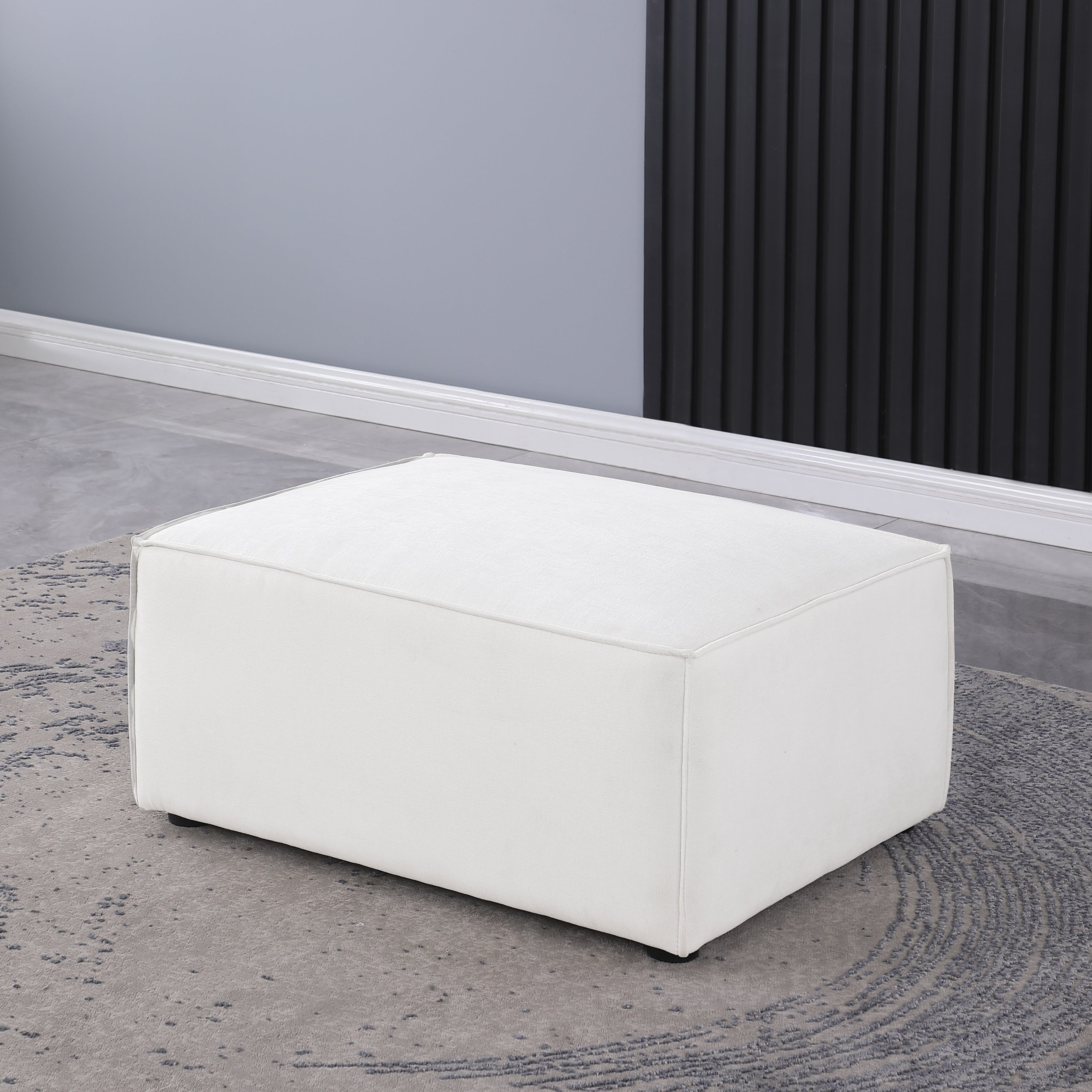 Ottoman Beige with Storage