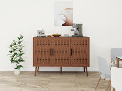 3 door cabinet, Accent Storage Cabinet, Suitable for Living Room, Bedroom, Dining Room, Study