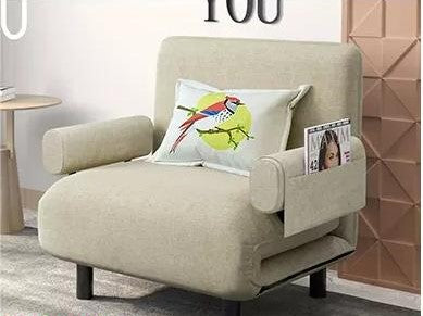 Stylish Multi-Color Cotton-Linen Sofa - Gray, Blue, Orange, Light Brown, Beige fyj-1250