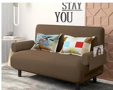 Stylish Multi-Color Cotton-Linen Sofa - Gray, Blue, Orange, Light Brown, Beige fyj-1250