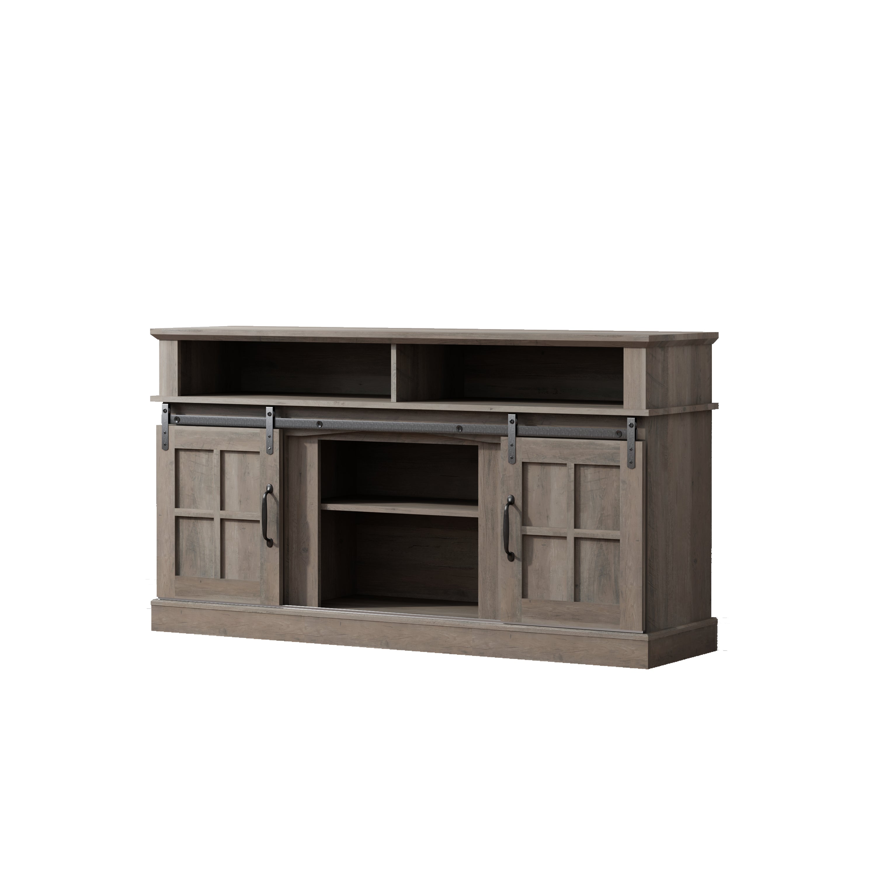 58 Inch TV Stand with Storage Cabinet and Shelves, TV Console Table Entertainment Center for Living Room,Bedroom