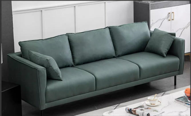 Stylish Multi-Color Fabric Sofas: Orange, Dark Green, Blue, and More - Ultimate Comfort & Elegance! ja-22