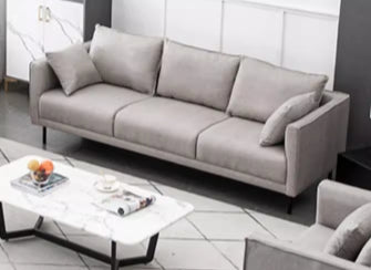 Stylish Multi-Color Fabric Sofas: Orange, Dark Green, Blue, and More - Ultimate Comfort & Elegance! ja-22