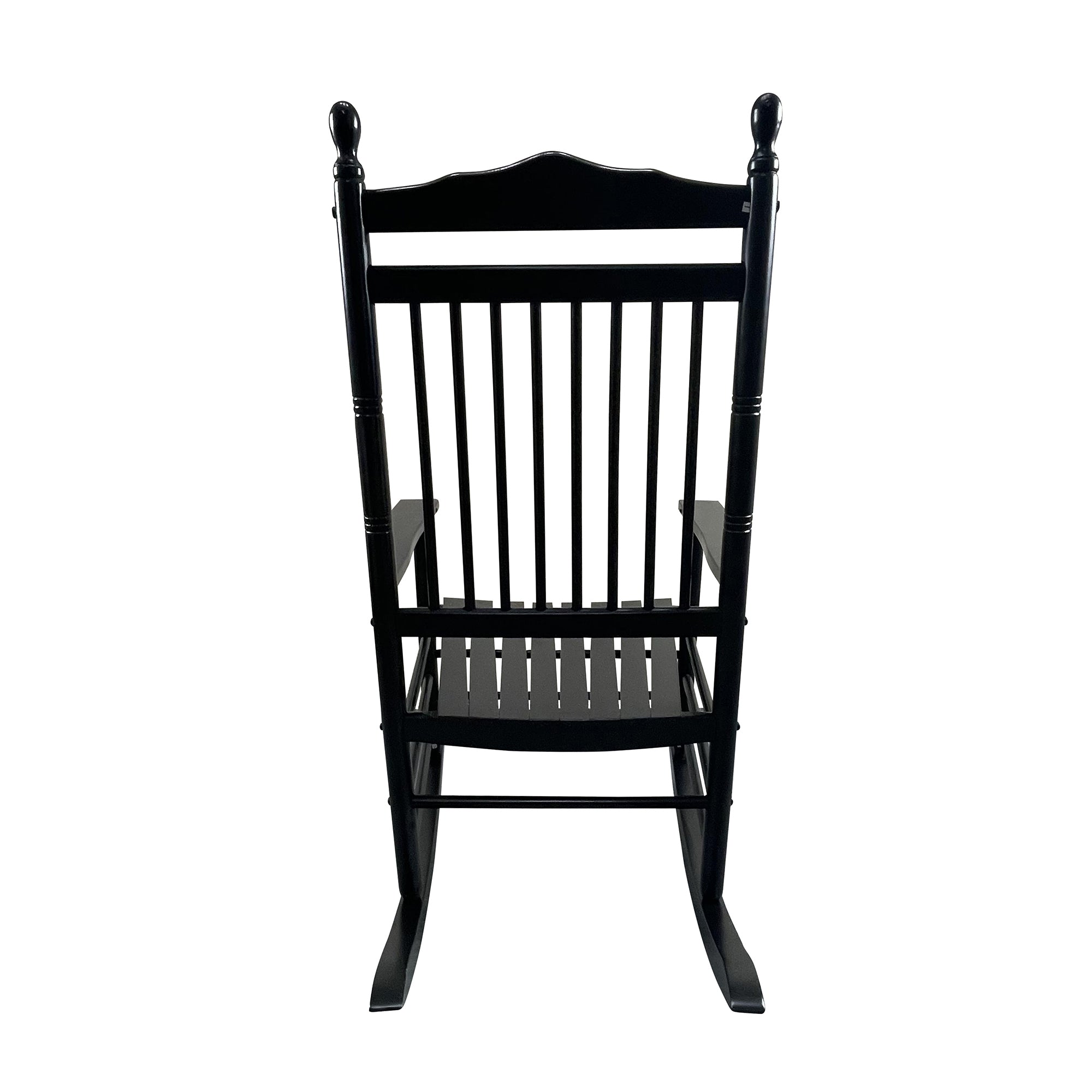 BALCONY PORCH ADULT ROCKING CHAIR - BLACK