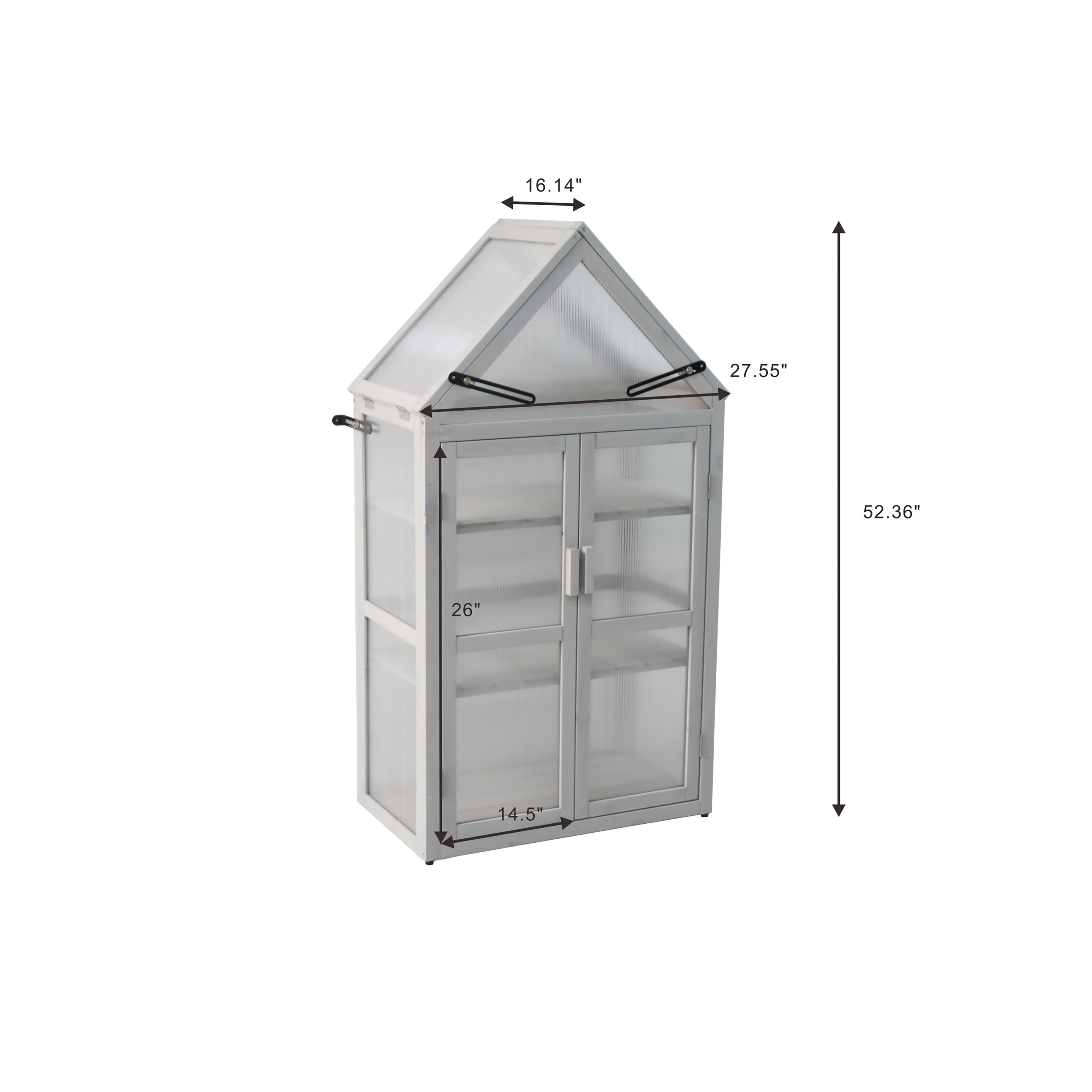 Mini Greenhouse Kit, Tiered Plant Stand for Indoor & Outdoor Use