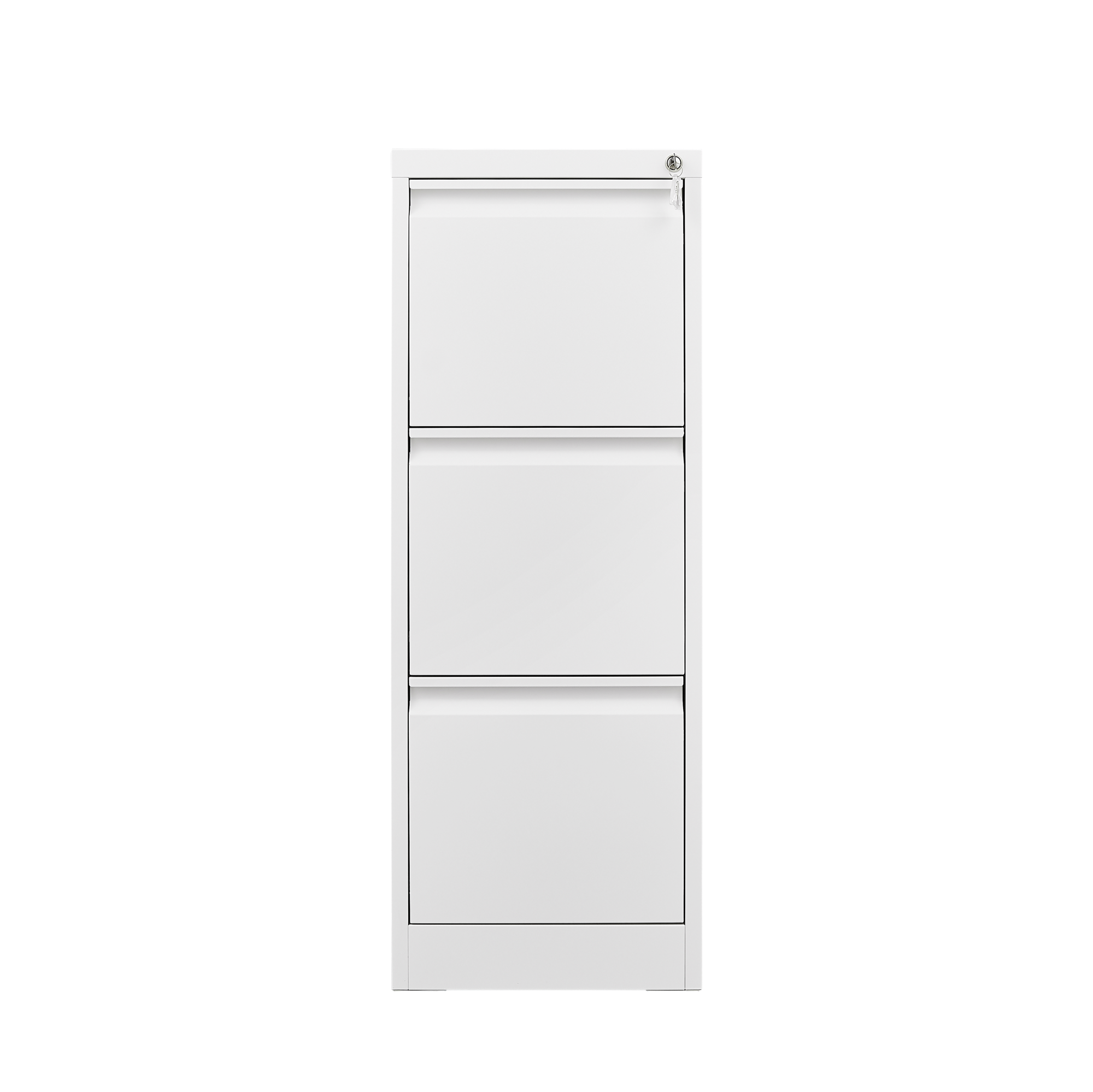 3 Drawer File Cabinet with Lock Metal Vertical File Storage Cabinet Office Home Steel Vertical File Cabinet for A4 Legal/Letter Size Narrow File Cabinet Locked,Assembly Required