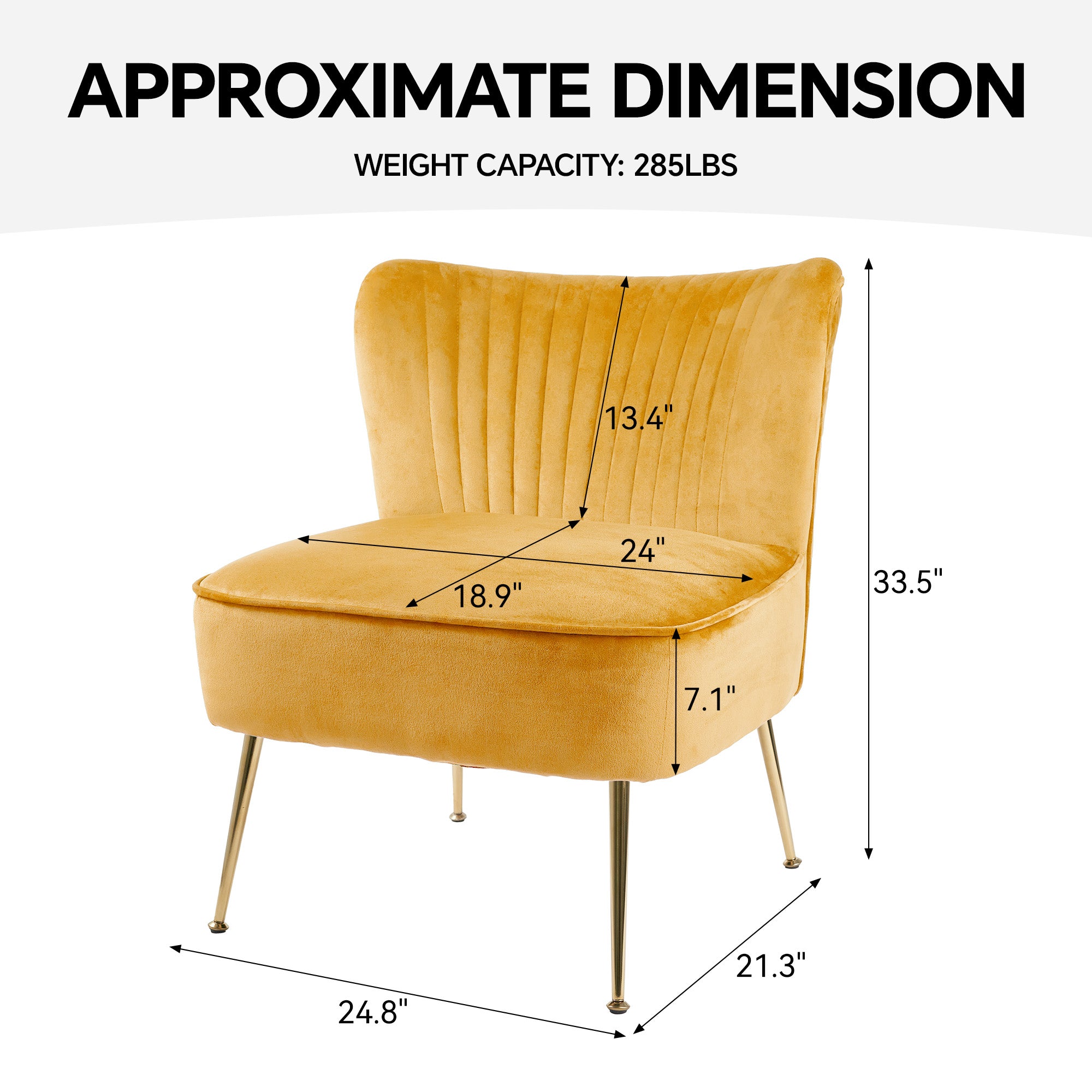 Floral print Sofa Chairs with Metal chair legs Relaxation stools for Livingroom FU01033