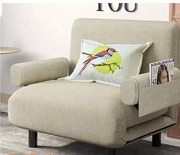 Stylish Multi-Color Cotton-Linen Sofa - Gray, Blue, Orange, Light Brown, Beige fyj-1250