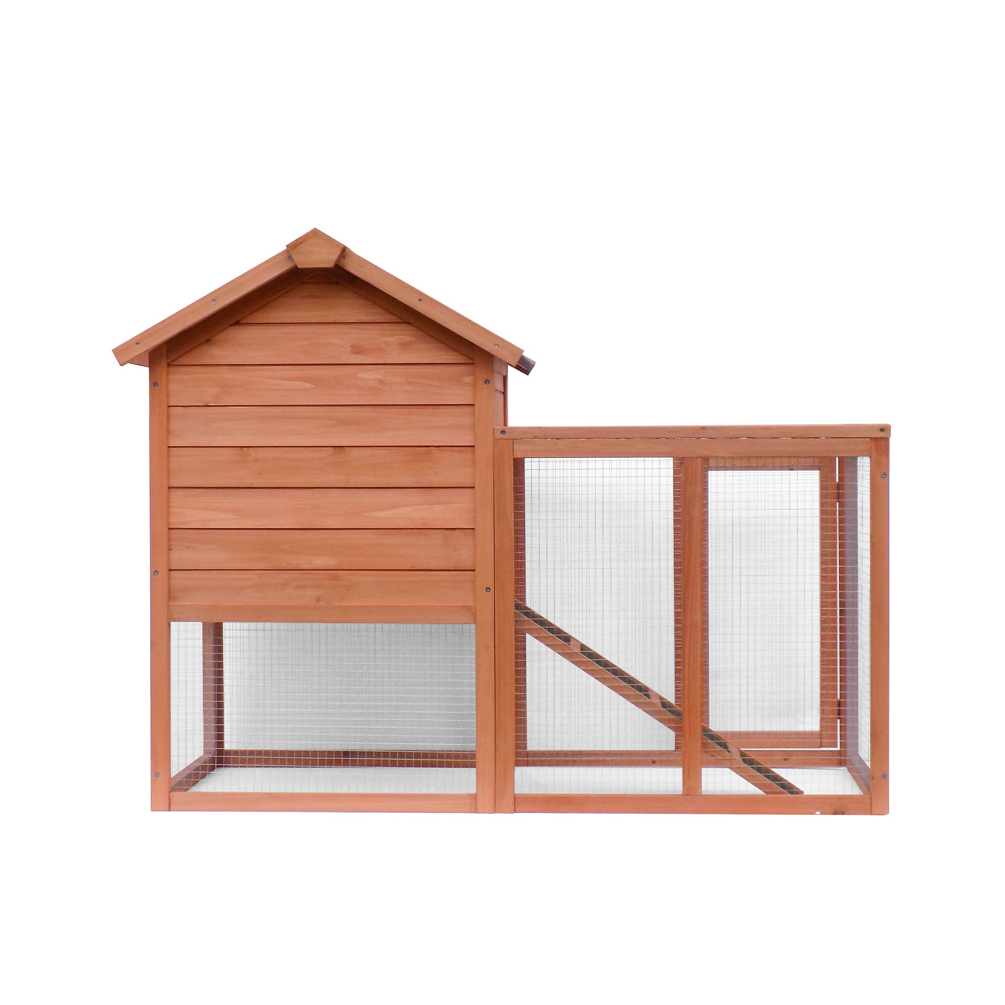 Easily Assembled Wooden Rabbit Hutch & Chicken Coop for Pets