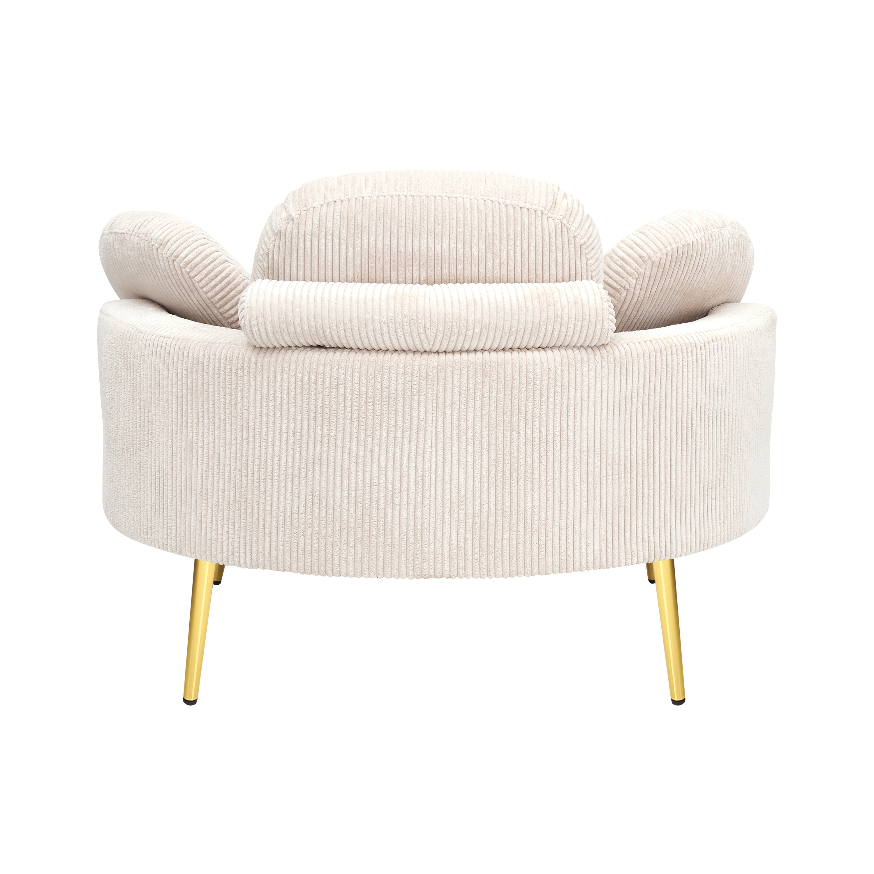 61 inches beige comfortable seat, small sofa with small end table,  suitable for lunch break casual afternoon tea time seat, suitable for small apartment, bedroom, space balcony small sofa