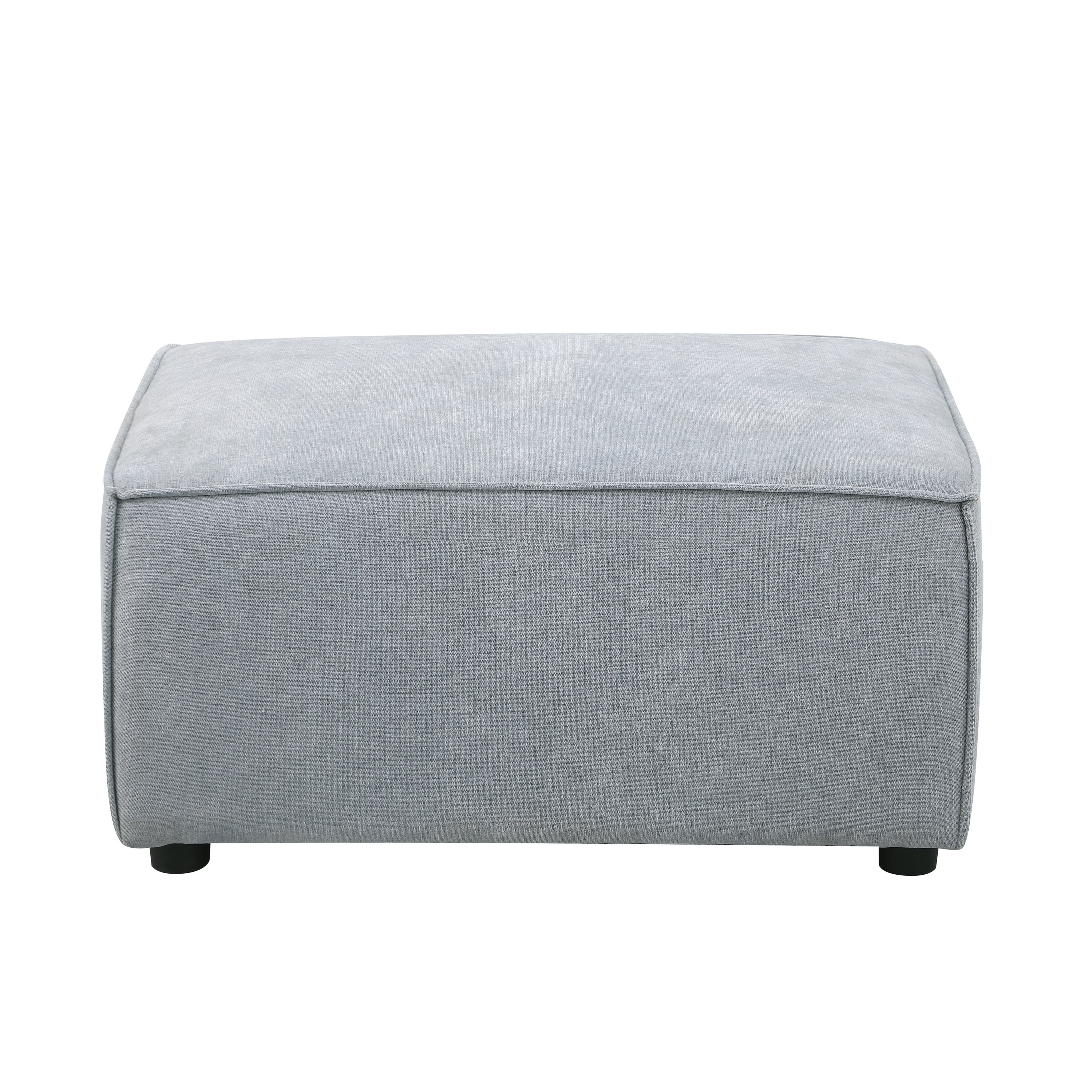 modular sofa Grayish blue  chenille fabric,  simple and grand, the seat and back is very soft. this is also a KNOCK DOWN sofa