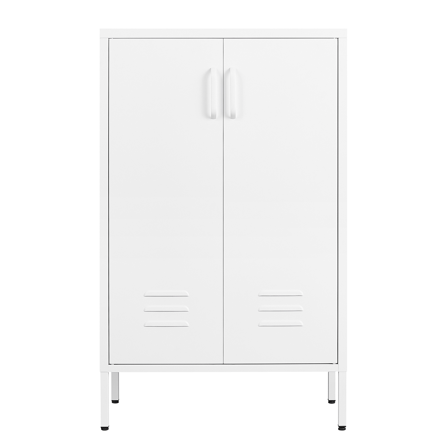 Suitable for steel storage cabinets in living rooms, kitchens, and bedrooms, 2 door miscellaneous storage cabinet, garage tool storage cabinet, and office file cabinet 2 movable partitions