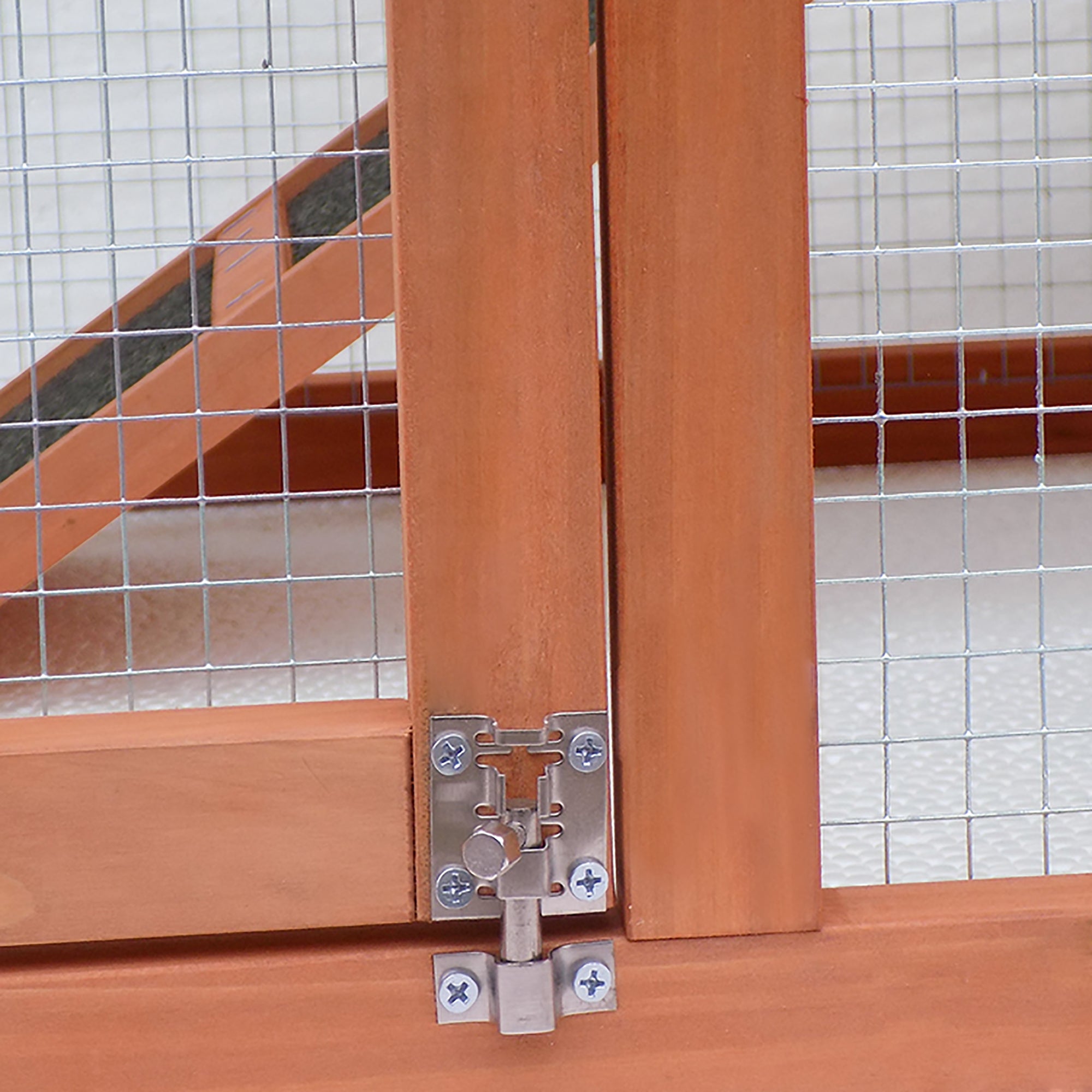Easily Assembled Wooden Rabbit Hutch & Chicken Coop for Pets