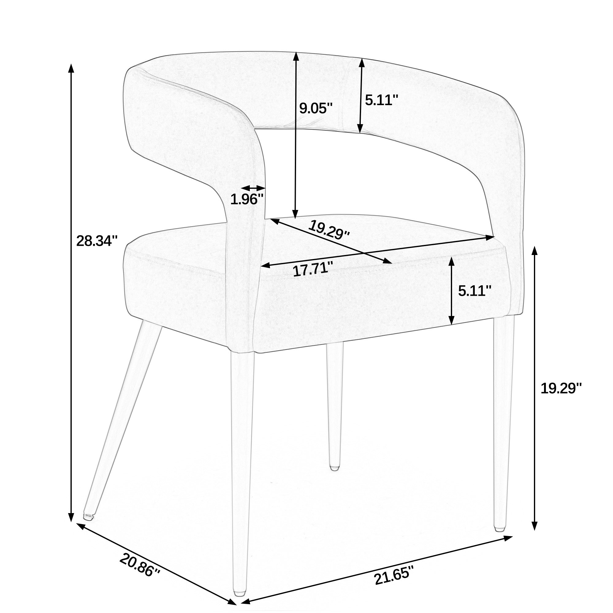 Flannelette material single leisure chair ,comfortable cushioned single leisure chair,chair backrest hoow wih armrests,sutable for living rooms,bedrooms and dining rooms-GREEN