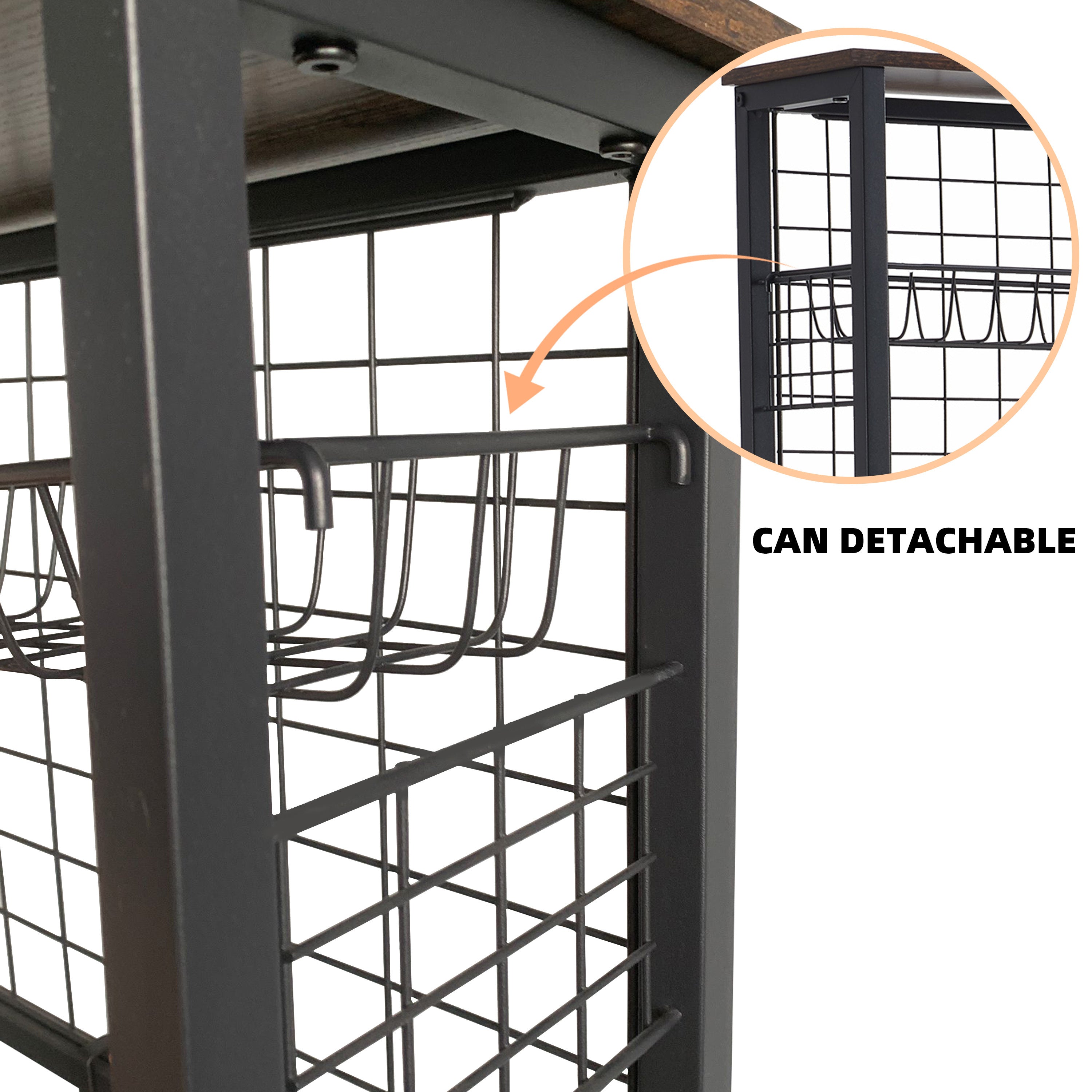 Garage Sports Organizer with Ball Rack & Toy Storage