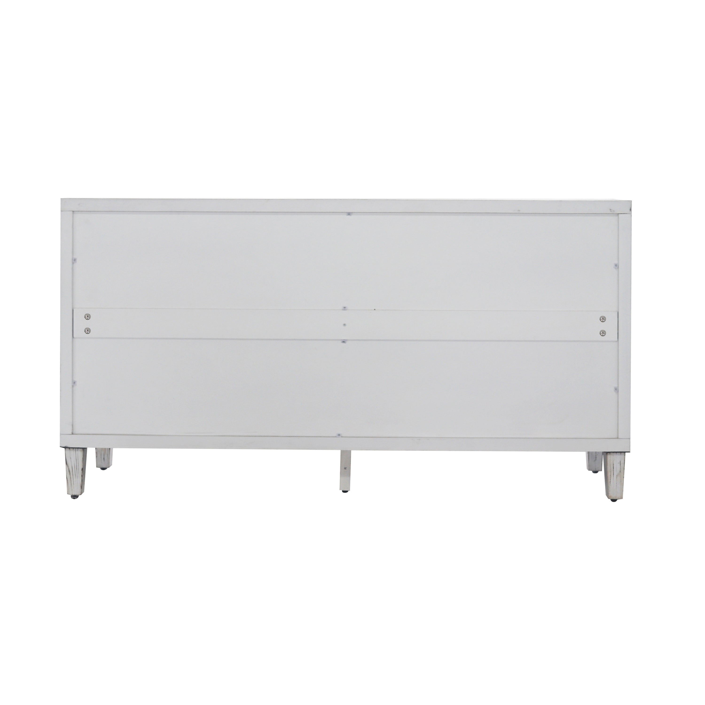 Accent Cabinet 4 Door Wooden Cabinet Sideboard Buffet Server Cabinet Storage Cabinet, for Living Room, Entryway, Hallway, Office, Kitchen and Dining Room, White Wash