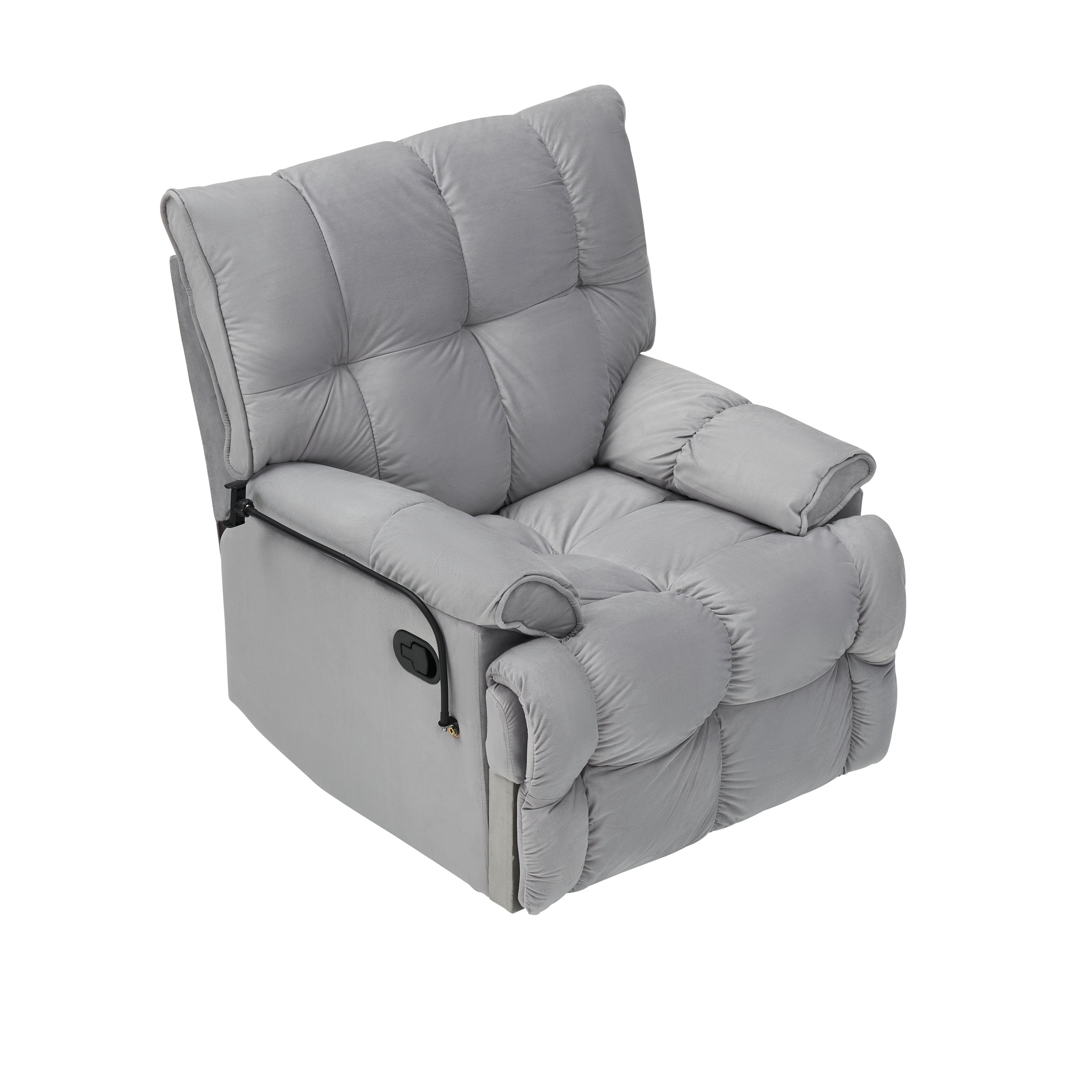 Single chair Gray comfortable seat, the seat is soft and comfortable, suitable for small living room space single sofa