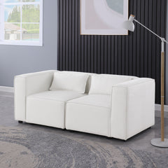 modular sofa BEIGE   chenille fabric,  simple and grand, the seat and back is very soft. this is also a KNOCK DOWN sofa