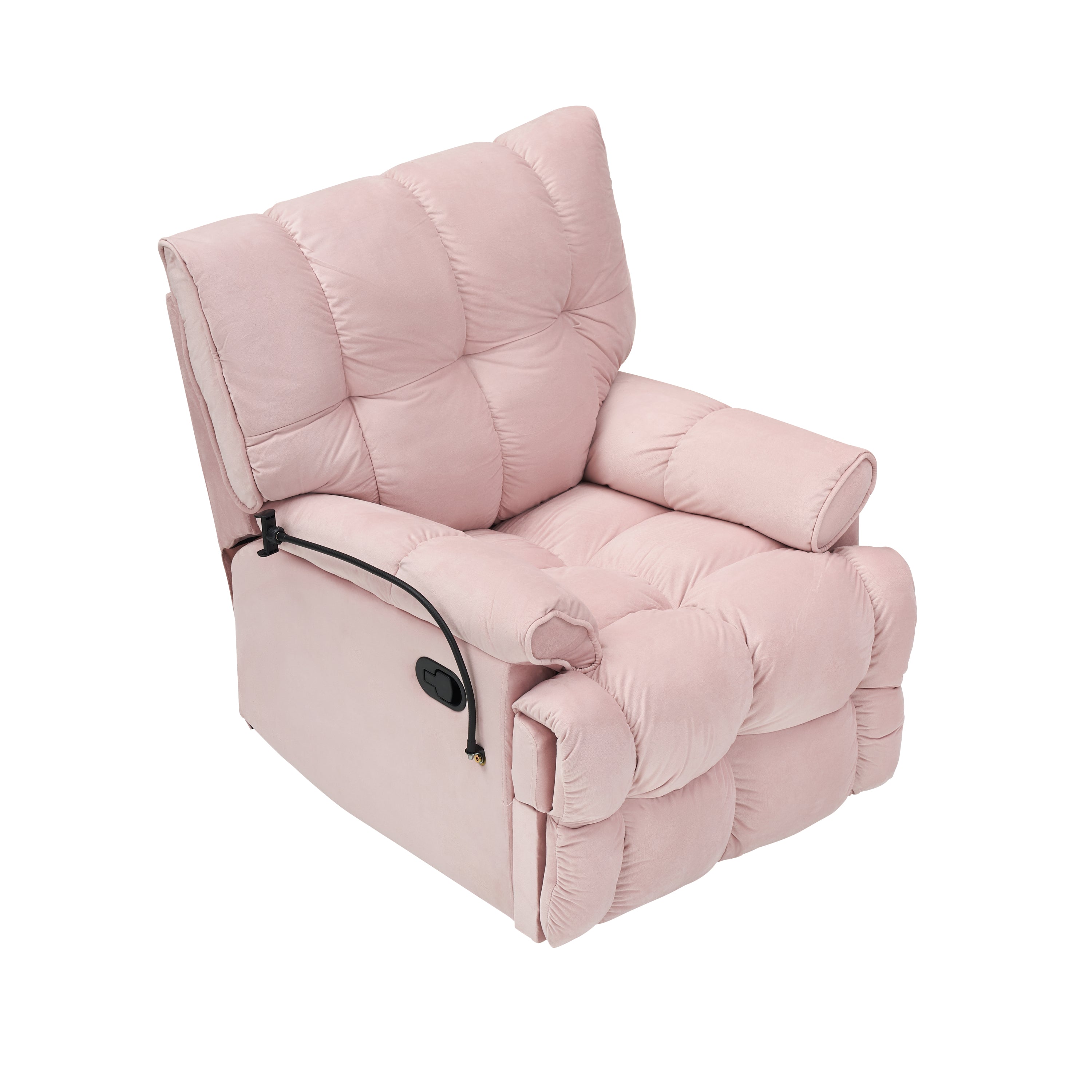 Single chair pink comfortable seat, the seat is soft and comfortable, suitable for small living room space single sofa