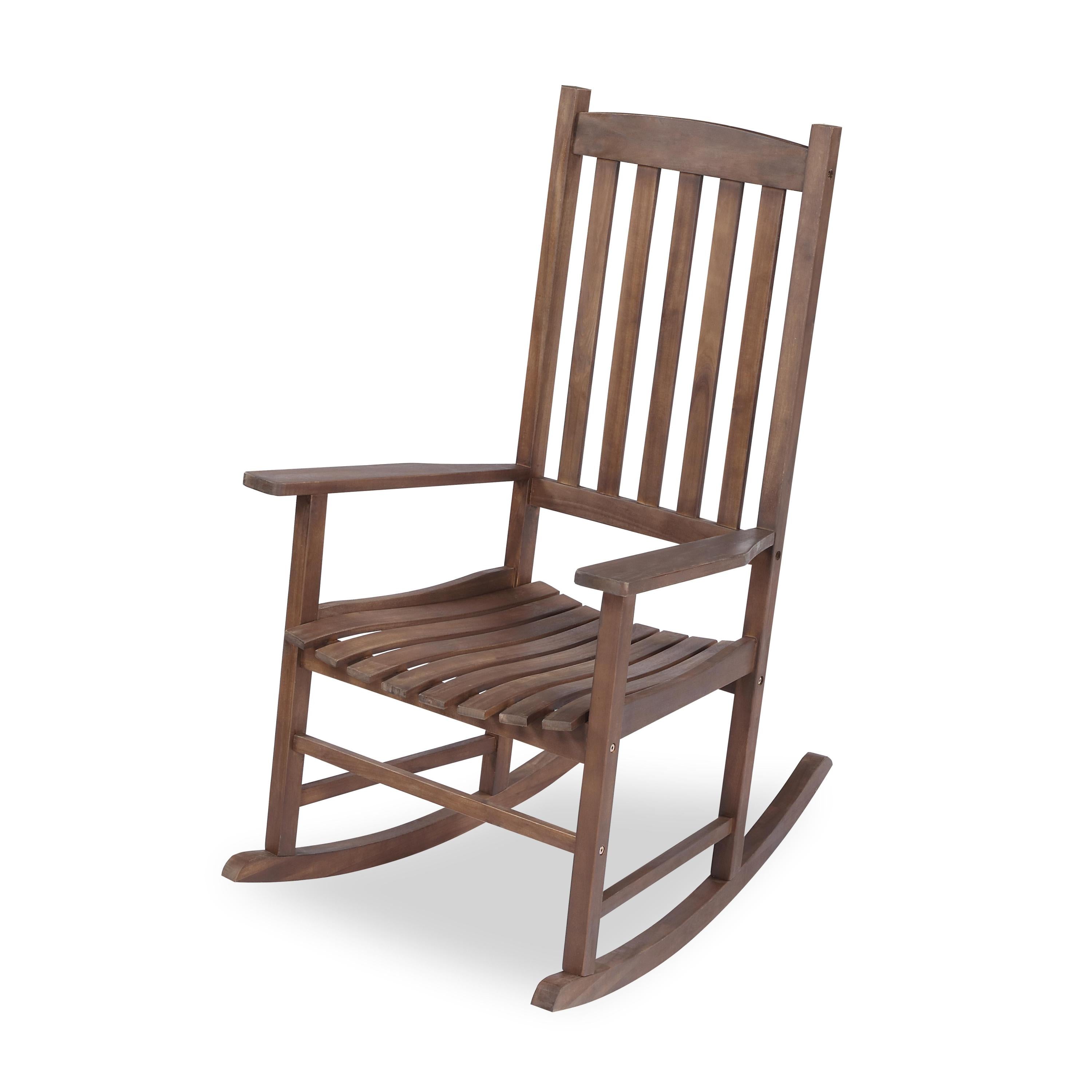 Outdoor Rocking Chair Patio Rocker Brown