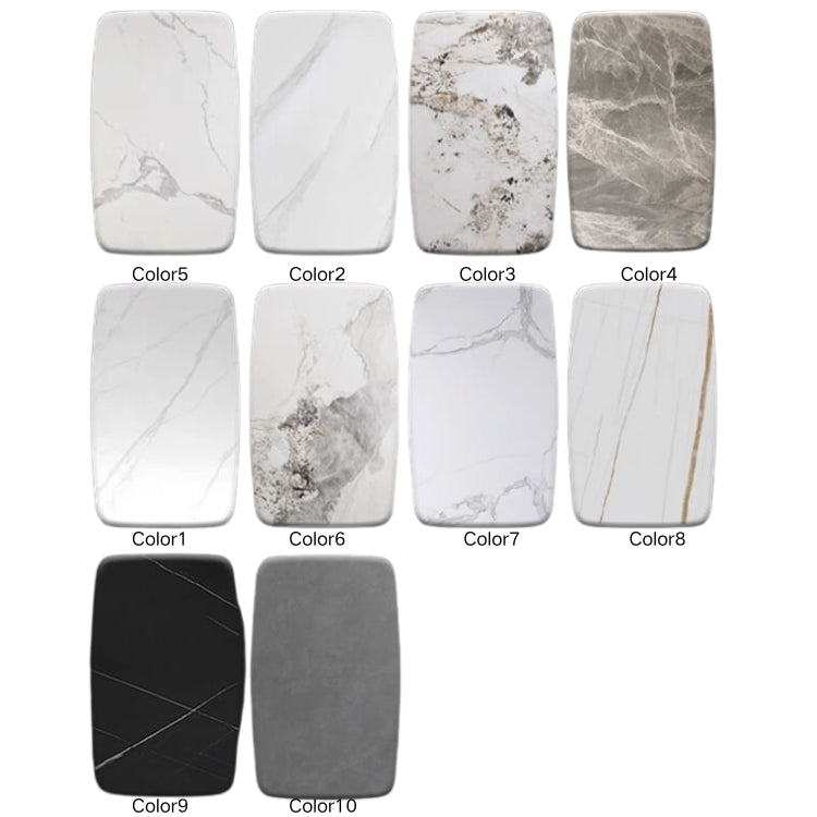 Modern Rectangular Sintered Stone Dining Table with Ash Wood Base for Dining Room fsm-311