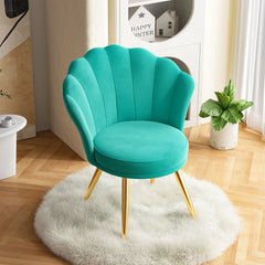 Elegant Accent Chair in Shell Shape with Soft Cushion – Perfect Design for Your LIvingroom FU01058