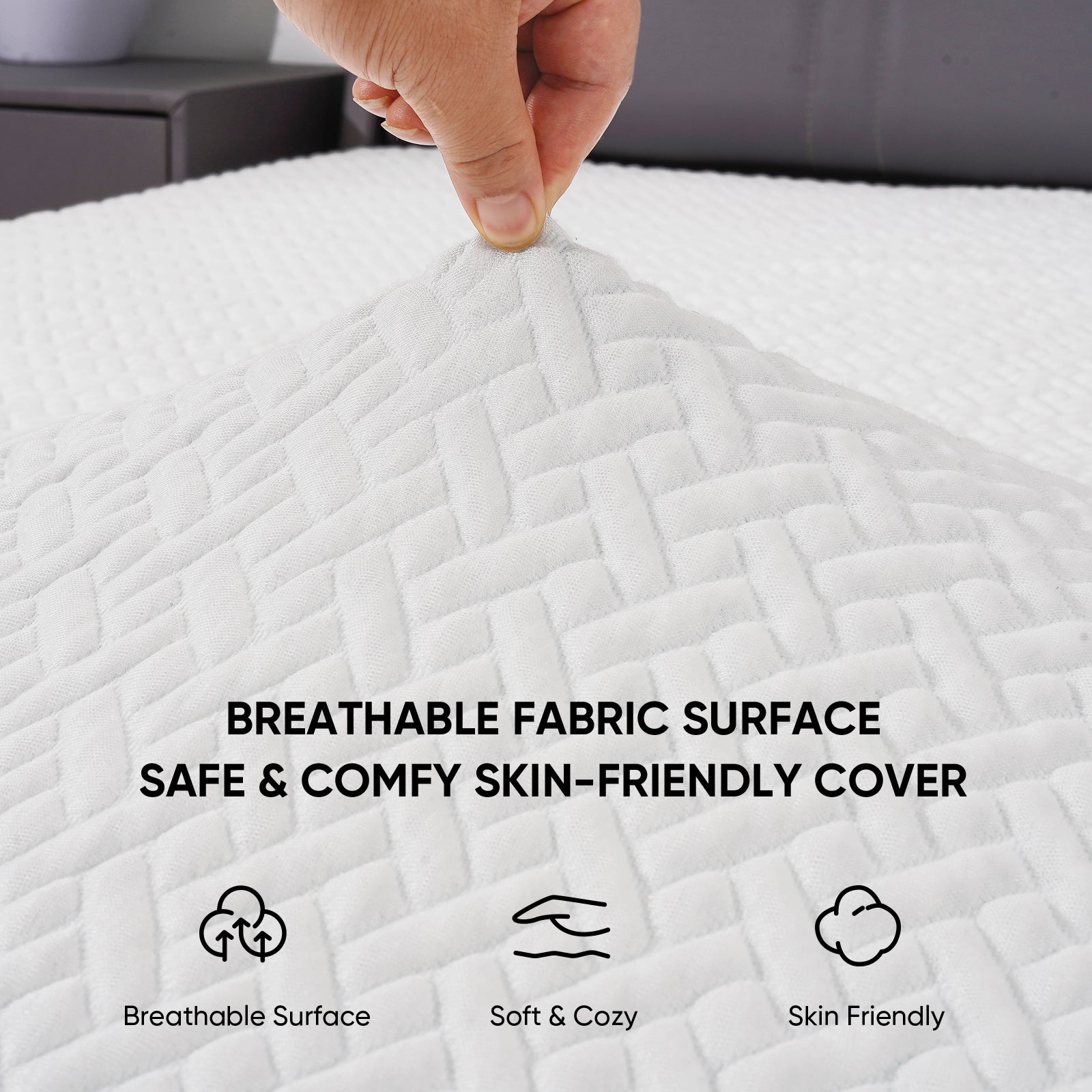 Luxurious Comfort Bamboo Fabric Mattress - Exceptional Quality for Restful Sleep HT0200