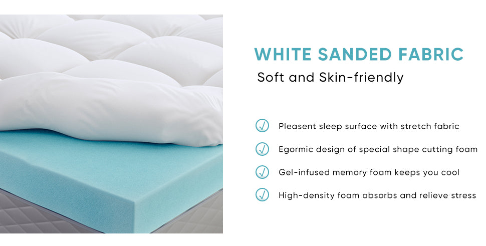 Mattress 2 - Luxurious Bamboo Fabric, Breathable and Skin-Friendly for Ultimate Comfort HT0300