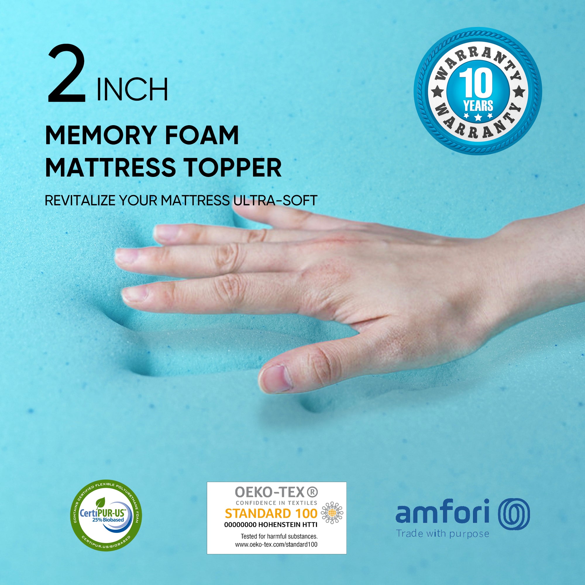 Mattress 2 - Luxurious Bamboo Fabric, Breathable and Skin-Friendly for Ultimate Comfort HT0300