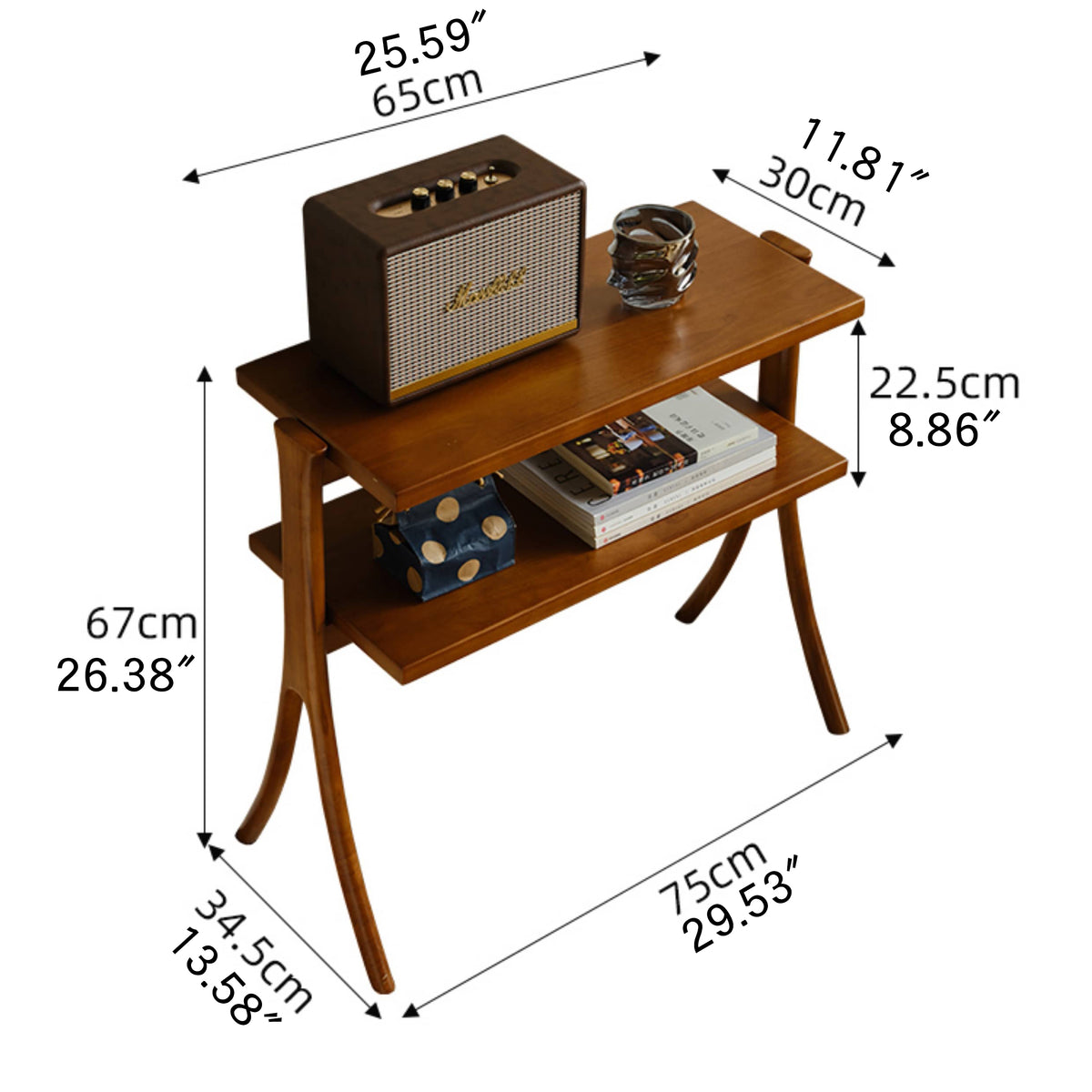 Stylish Brown Storage Rack - Durable and Versatile Organizer for Home & Office Hersa-1633