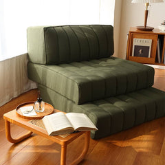 Luxurious Green Sectional Lazy Sofa with Goose Down Filling - Unique Sofa Bed for Friends Gathering Hersa-1641