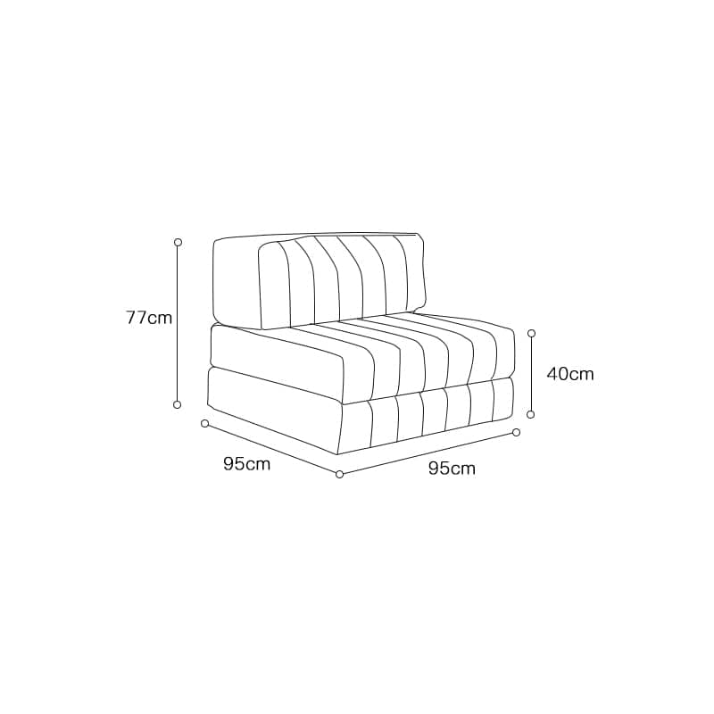 Luxurious Green Sectional Lazy Sofa with Goose Down Filling - Unique Sofa Bed for Friends Gathering Hersa-1641