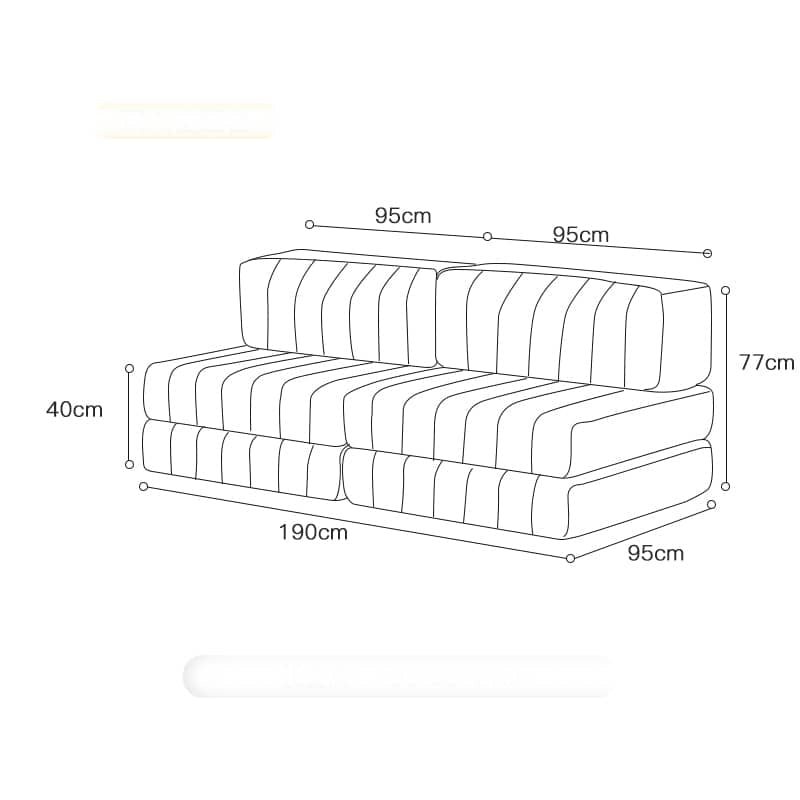 Luxurious Green Sectional Lazy Sofa with Goose Down Filling - Unique Sofa Bed for Friends Gathering Hersa-1641