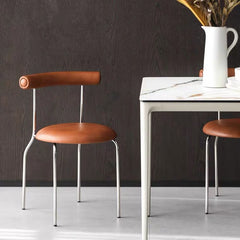 Modern PU Leather Dining Chair with Stainless Steel Legs - Durable & Stylish Design for Diningroom yw-173