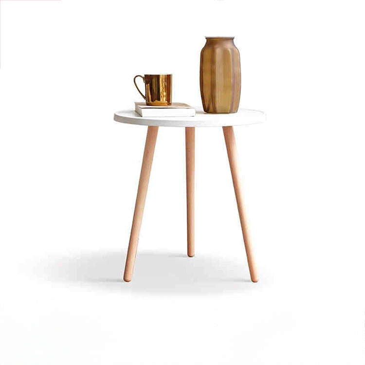 Minimalistic Beech Wood Side Table - Perfect for Living Room or Bedroom R06J18