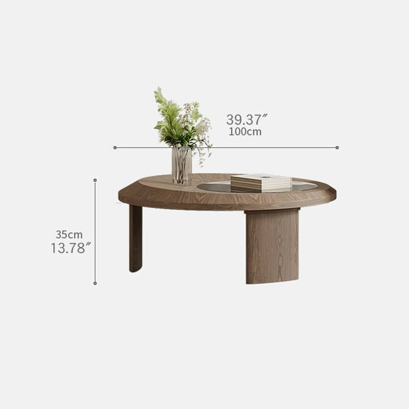 Sleek Tempered Glass Coffee Table - Modern Stylish Accent for Any Room hxj-2727