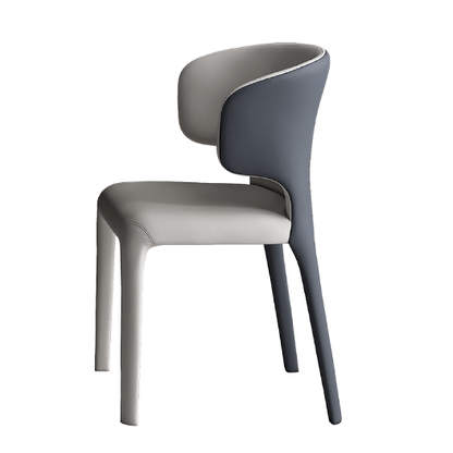 Sleek Carbon Steel Chair with Luxurious Microfiber & Genuine Leather Upholstery fld-2747