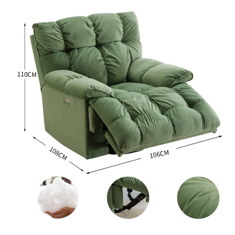 Lively Multi-Color Sofa Chair with Durable Particle Board and Metal Frame – Silicon Filled for Ultimate Comfort fykl-424