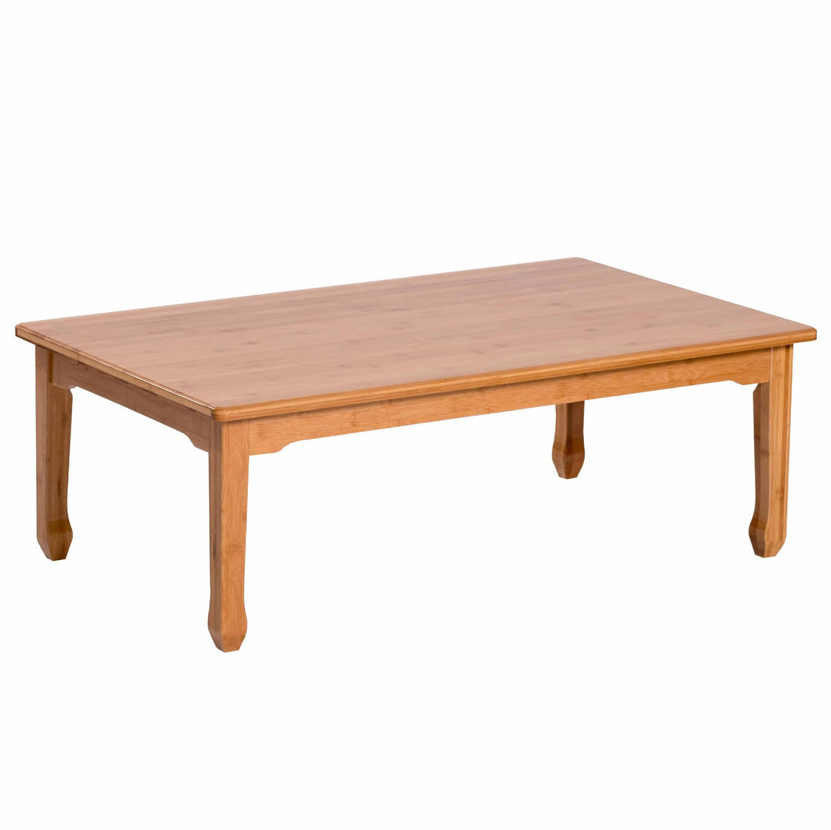 Rectangular Bamboo Coffee Table  in Natural Wood Color - Perfect for Any Home Decor hsl-126