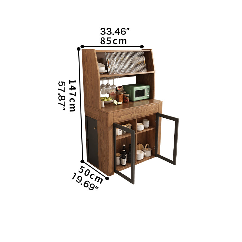 Convertible Rectangular Dining Table Cabinet for 4 – Perfect for Small Space fjnl-1592