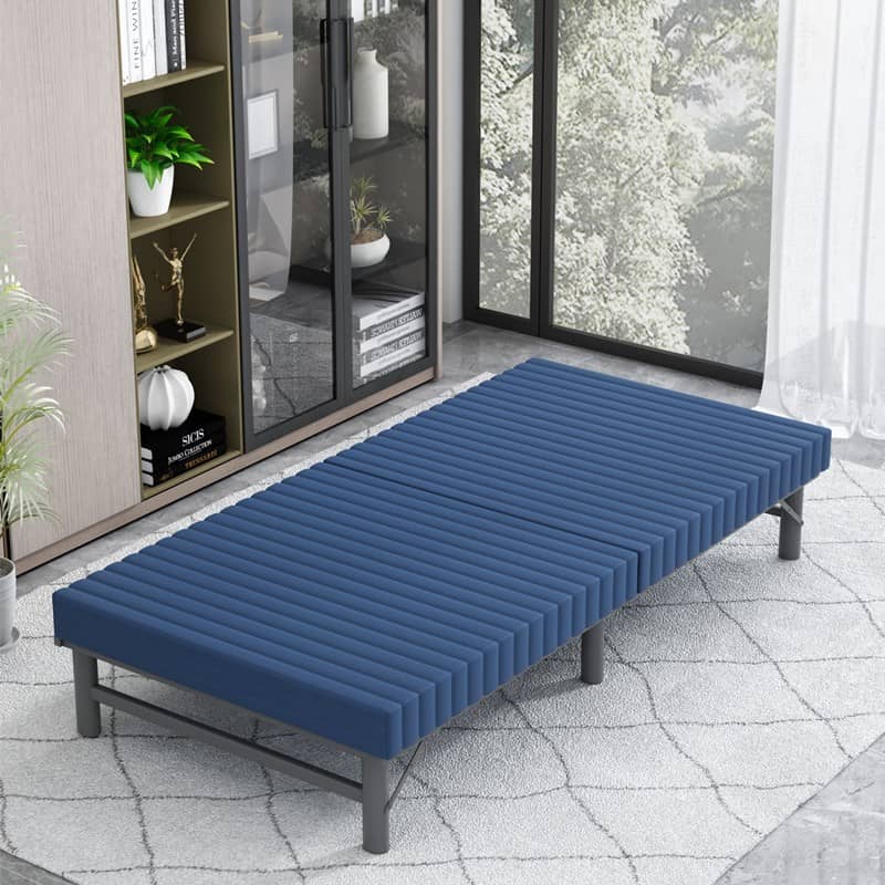 Modern Multi-Material Bed with Steel Frame and Comfortable Foam Layers fcsnm-905