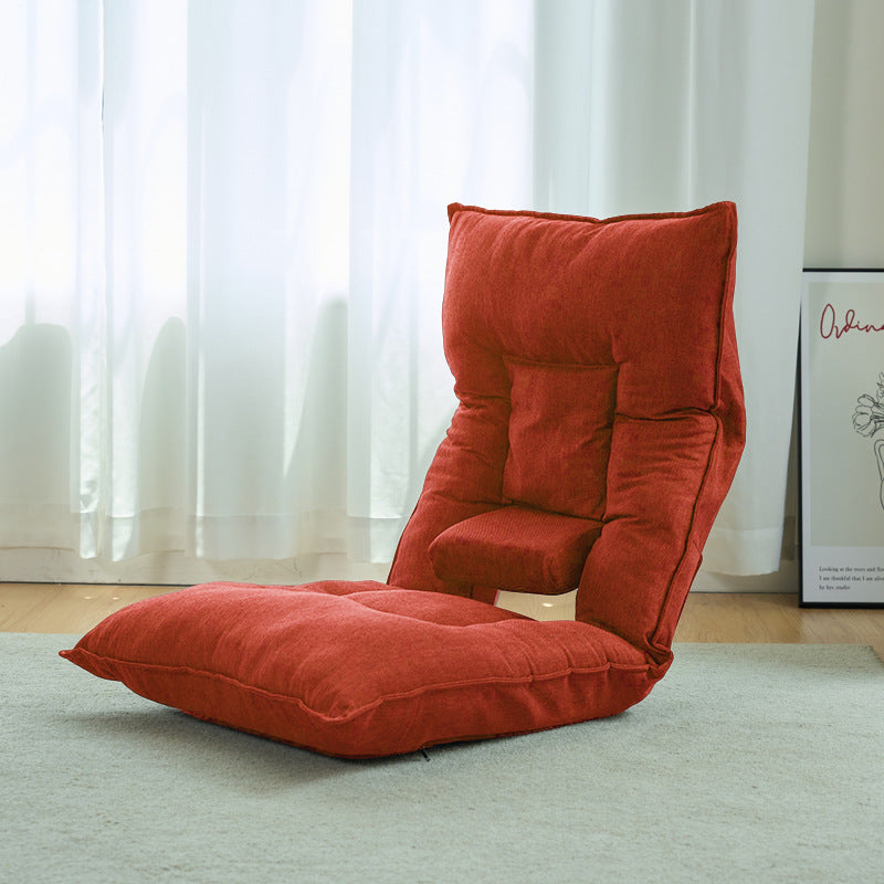 Cozy Cotton Lazy Sofa in Dark Gray, Orange, Blue, and Brown - Stylish and Comfortable hmy-1075