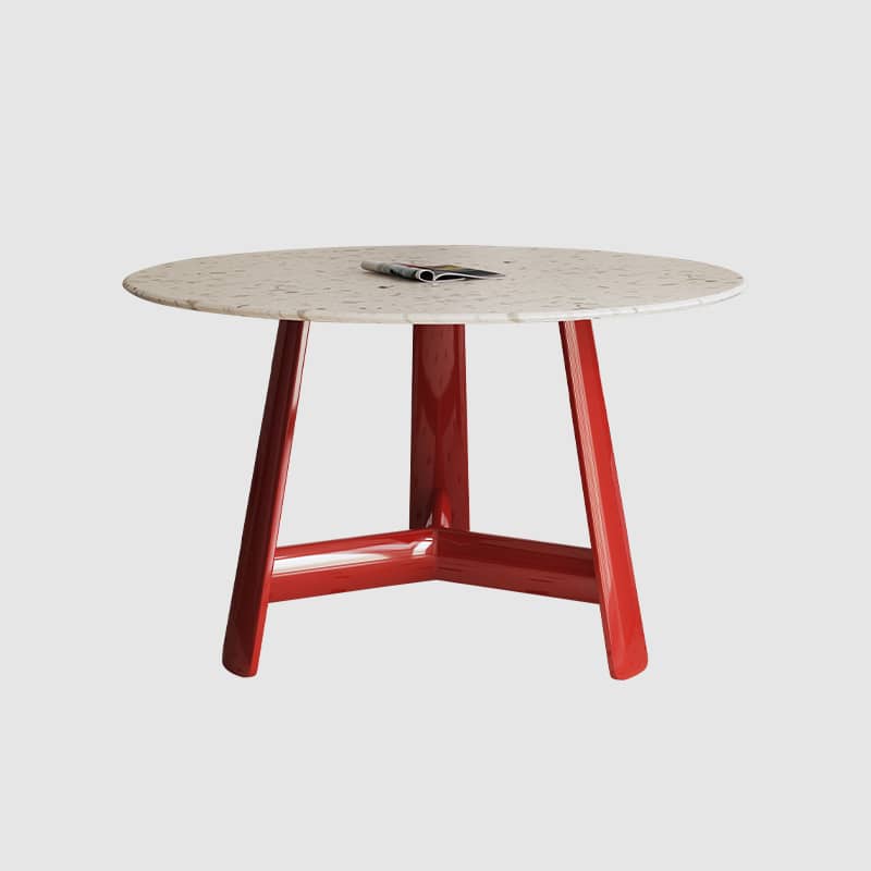 Stunning Terrazzo Beech Wood Table – Elevate Your Home Décor Elegantly fld-2752