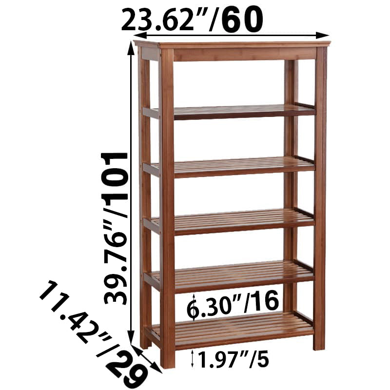 Stylish Bamboo Storage Rack for Elegant Home Organization hsl-95